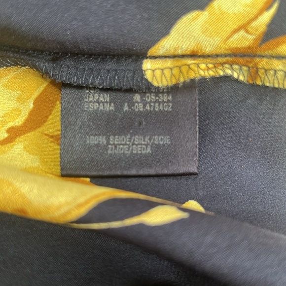 Escada by Margaretha Ley Silk Shirt Sleeve vintage Blouse - Picture 7 of 9